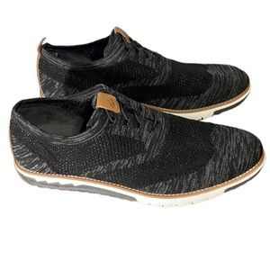 Hush Puppies Mens Expert Wingtip Bounce Plus Leather Tab Sneaker